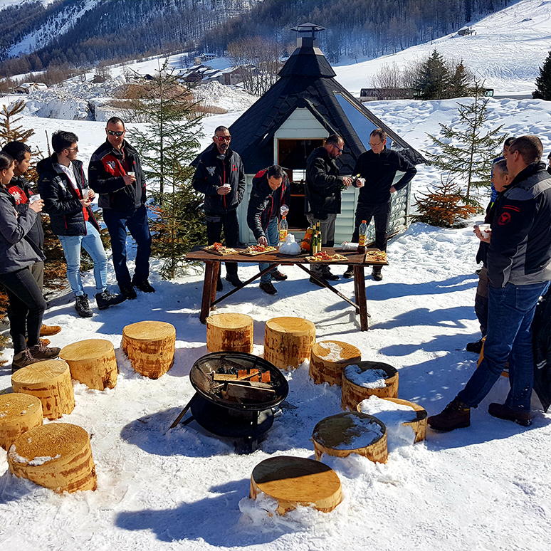 Groupes igloo val d'isère